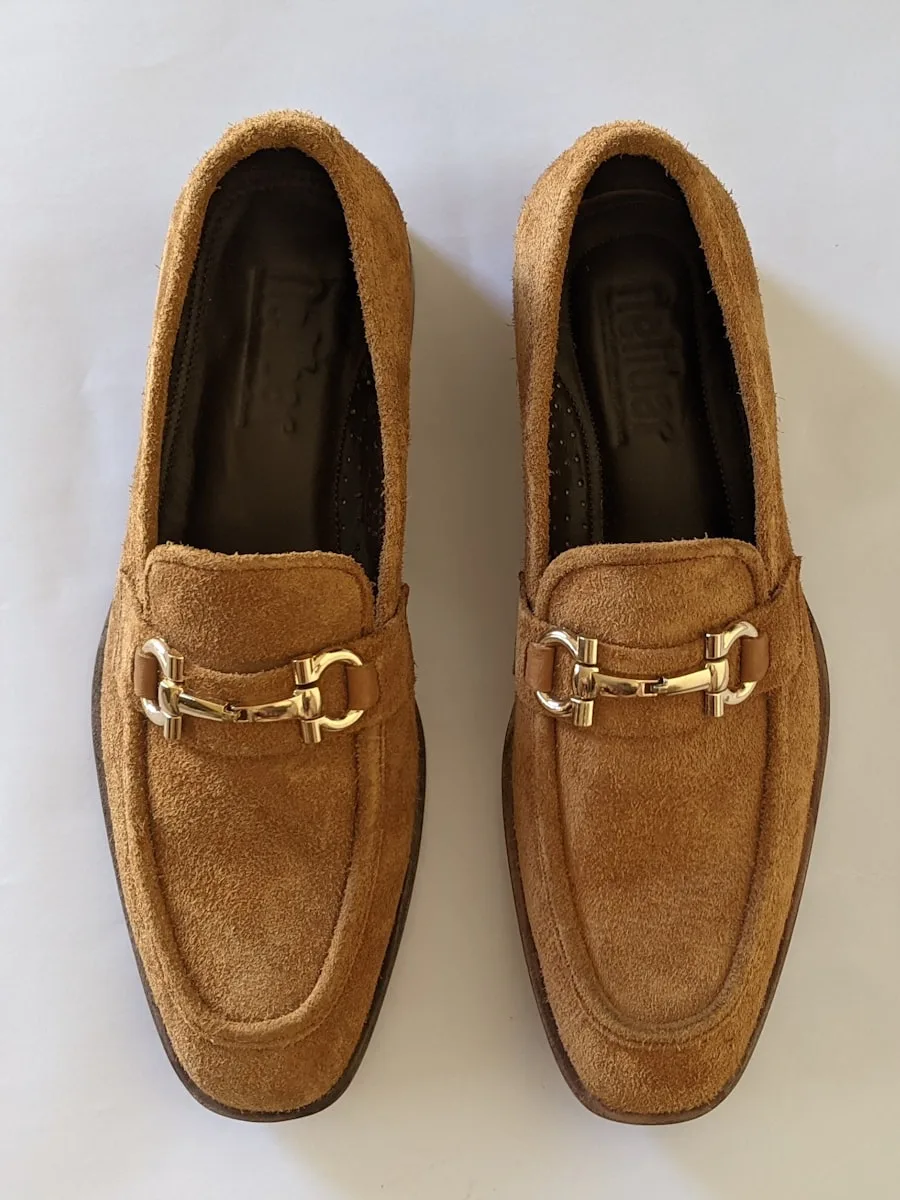 Padova 15 Loafer — Kahve Suet · 15 mm Loafer