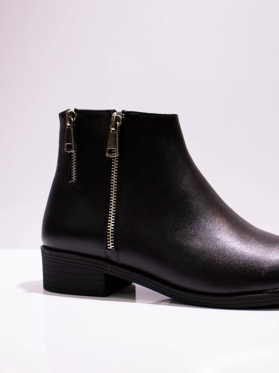 Fiamma 90 Topuklu — Siyah Napa deri · 90 mm Stiletto