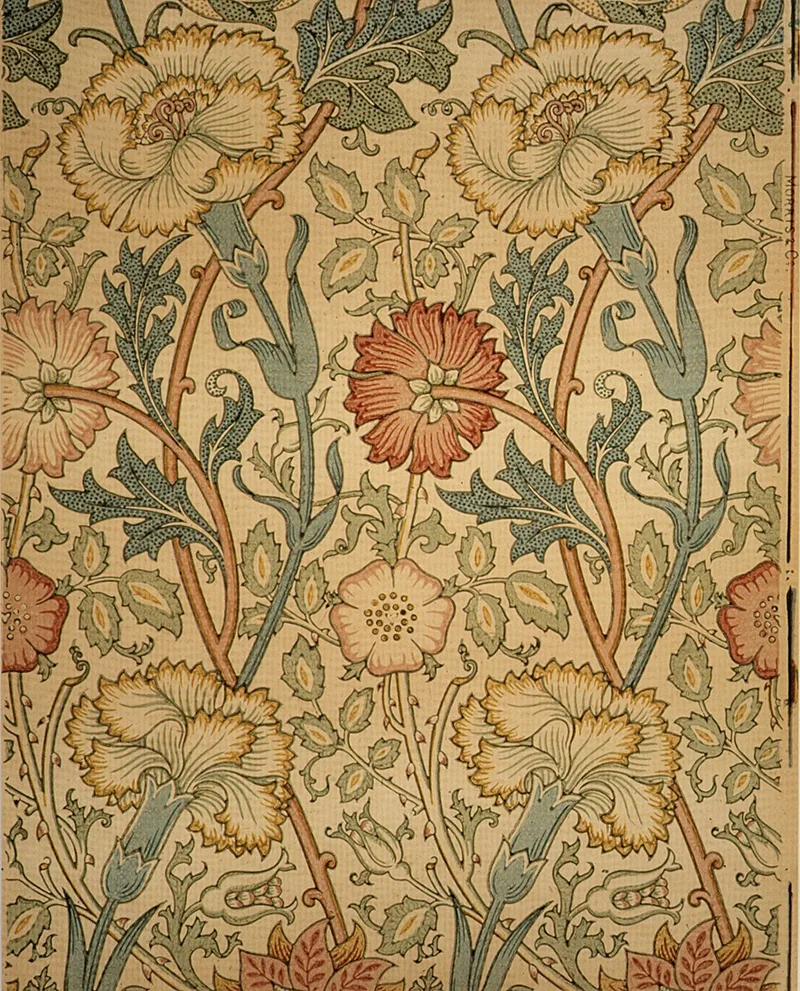 William Morris — Pink and Rose Deseni