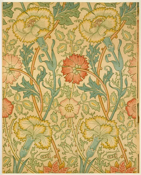Decoshop William Morris Pink and Rose Detay